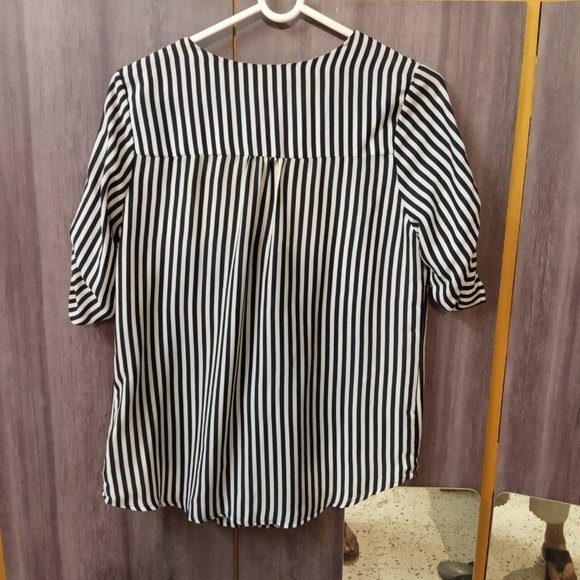 Forever 21 Striped Shirt with Cargo Pockets - S - Picture 3 of 3